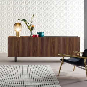 北欧のモダンウォールナット木製サイドボード木製キャビネットテレビキャビネットリビングルーム